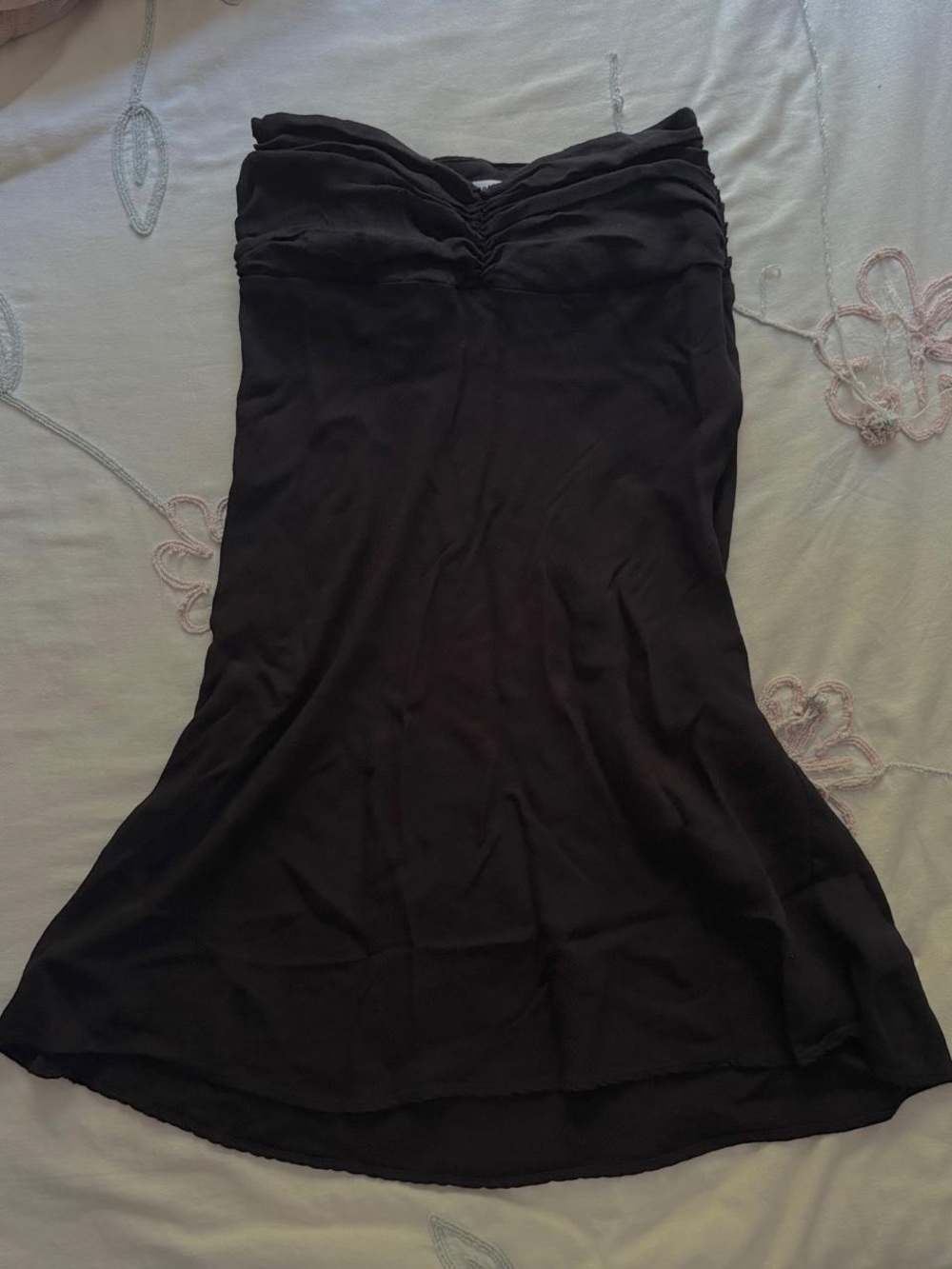 Reformation Black Convertible Strapless Mini Dress / Skirt Small